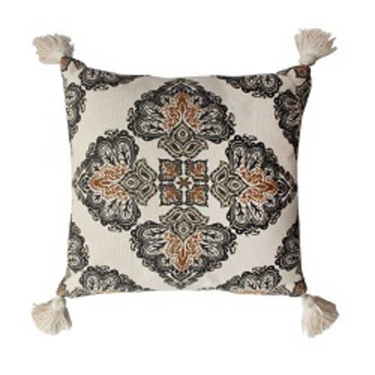 NZ Merchants - Paisley Cushion - Multi